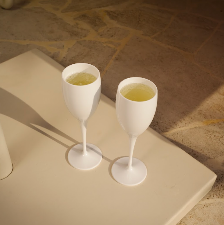 Acrylic Champagne Glass Set