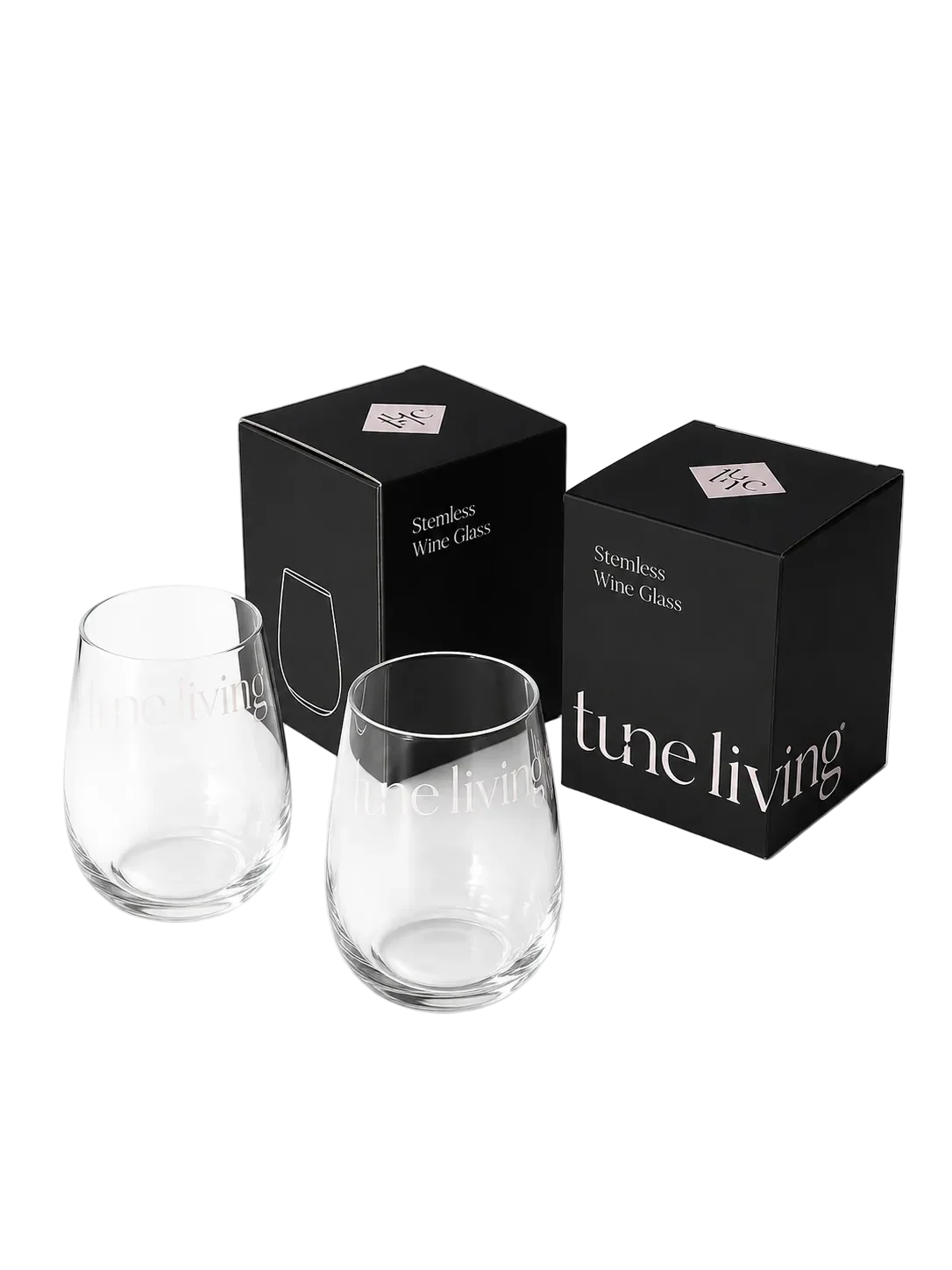Stemless Wine Glass Set
